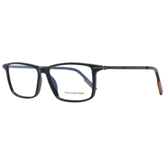 Ermenegildo Zegna Black Plastic Glasses Men´s (Frames)
